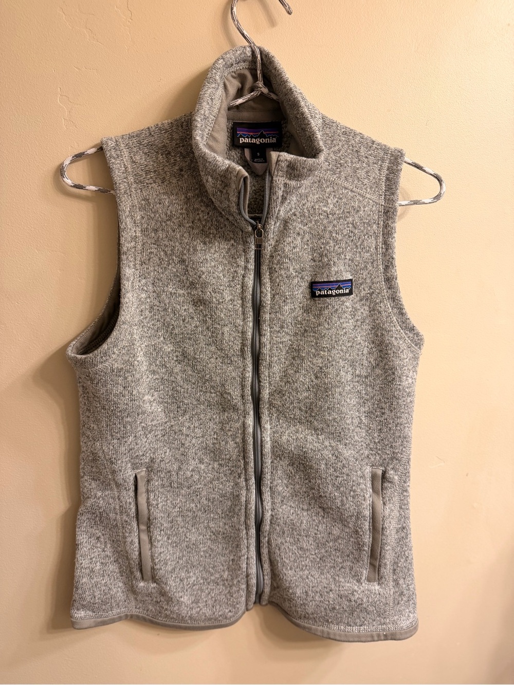 Patagonia Heather Gray Fleece Vest